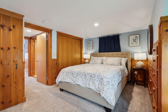 24 Ross Rd, Kennebunk, ME 04043 - bedroom with carpet, a closet, and a wainscoted wall