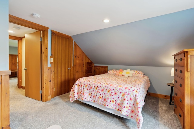 24 Ross Rd, Kennebunk, ME 04043 - bedroom featuring carpet, lofted ceiling, and baseboards