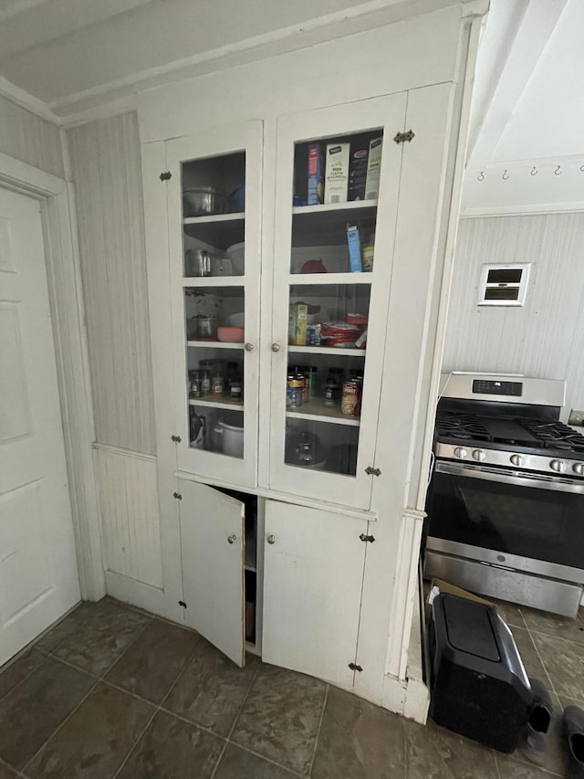 view of storage area