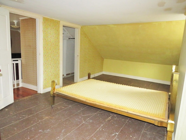 bedroom with baseboards