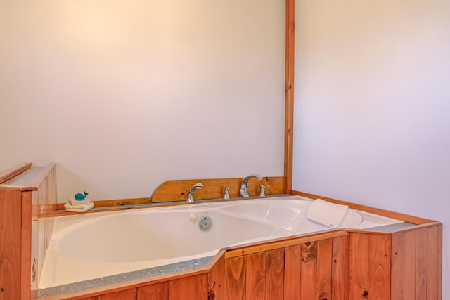 full bathroom featuring a bath