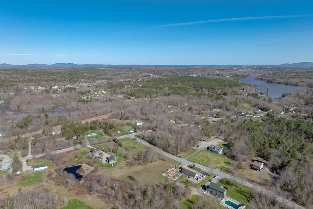 370 Christian Ridge Rd, Ellsworth, ME 04605 - bird's eye view with a water and mountain view