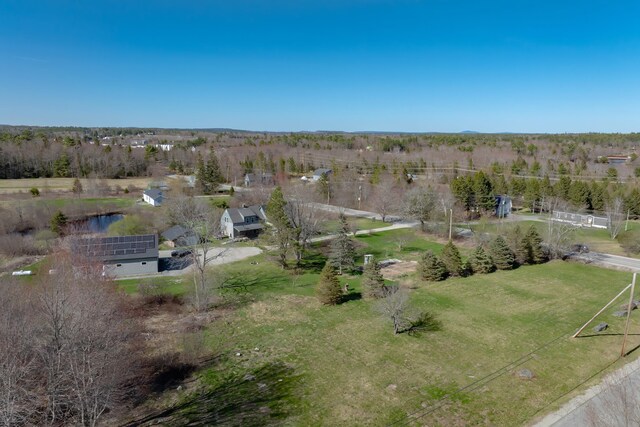 370 Christian Ridge Rd, Ellsworth, ME 04605 - bird's eye view featuring a rural view