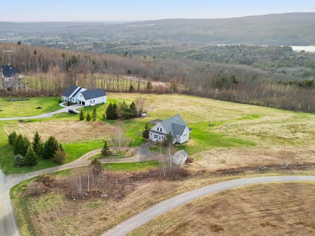 83 Barrett Hill Rd, Hope, ME 04847 - aerial view of sparsely populated area