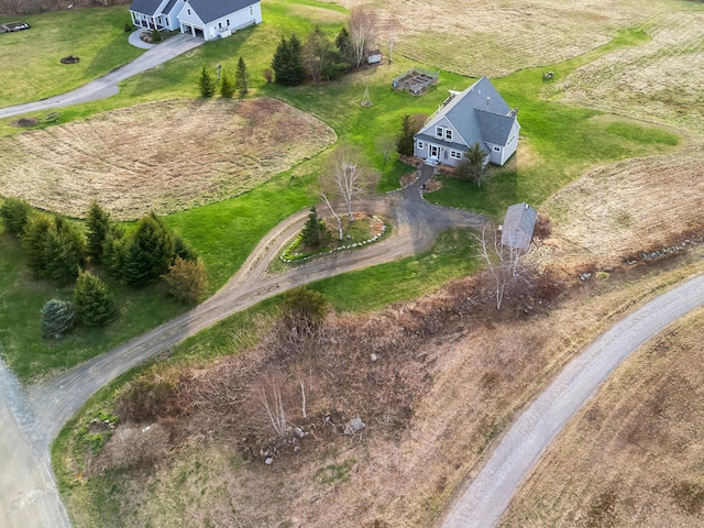 83 Barrett Hill Rd, Hope, ME 04847 - aerial overview of property's location featuring rural landscape