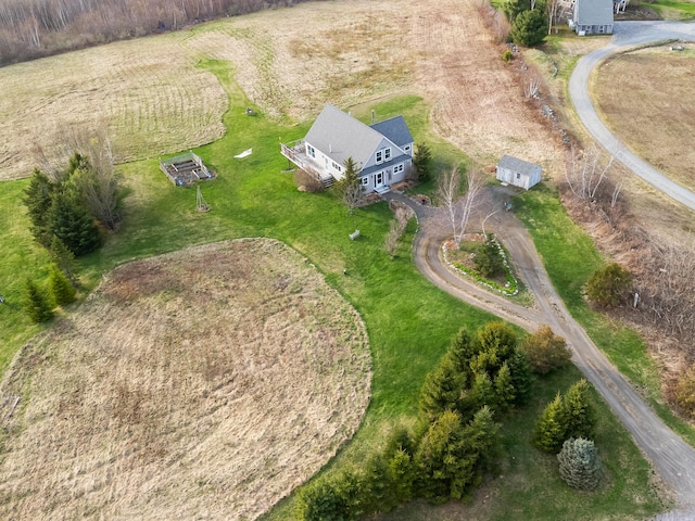83 Barrett Hill Rd, Hope, ME 04847 - aerial overview of property's location featuring rural landscape