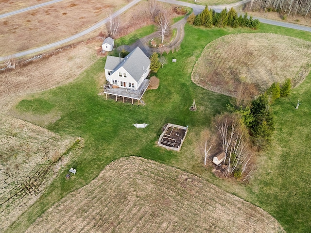 83 Barrett Hill Rd, Hope, ME 04847 - view from above of property