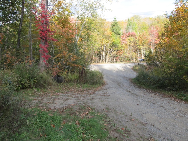 17 Kingsbury Rd, Wellington, ME 04942 - view of dirt / gravel road with a view of trees
