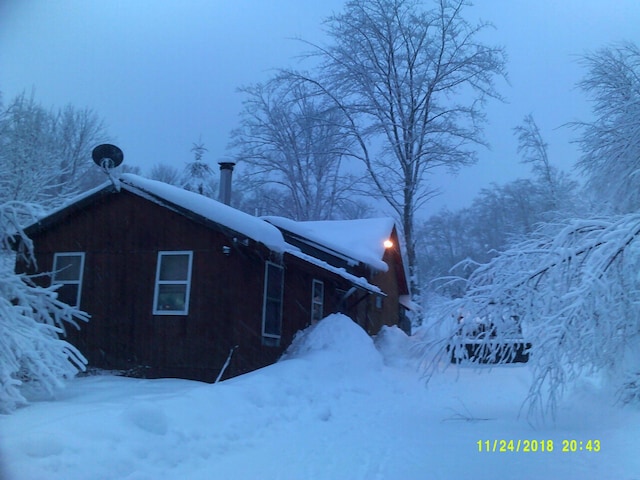17 Kingsbury Rd, Wellington, ME 04942 - view of snow covered exterior