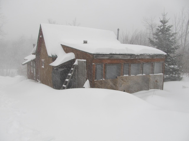 17 Kingsbury Rd, Wellington, ME 04942 - view of snow covered property