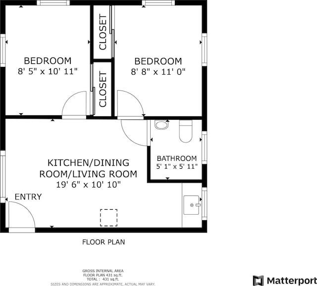 273 Webhannet Dr Unit 8, Wells, ME 04090 - room layout