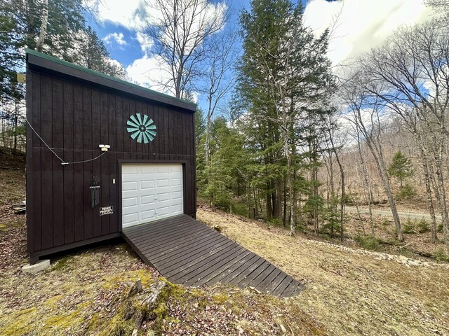 42 Cyrs Siding Rd, Saint Albans, ME 04971 - view of garage