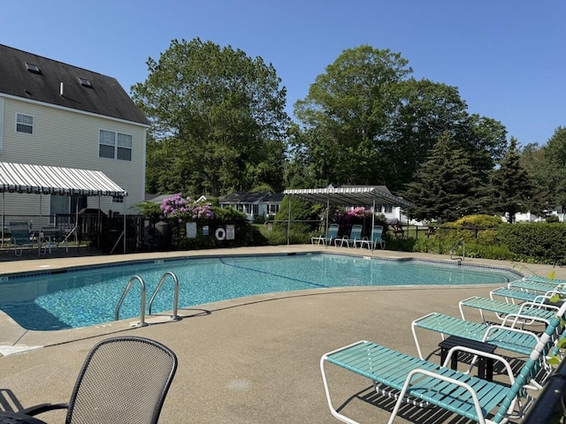 76 Post Rd Unit C9, Wells, ME 04090 - community pool featuring a patio area
