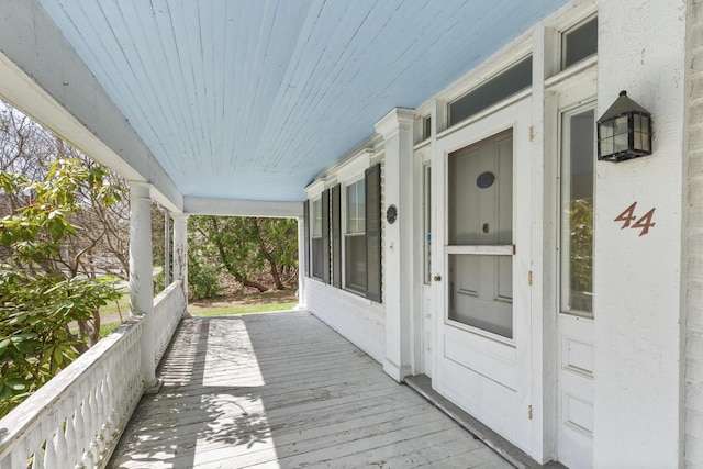 44 Pascal Ave, Rockport, ME 04856 - deck featuring a porch