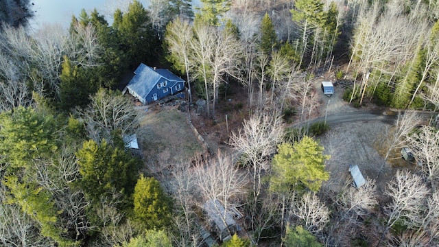 1363 Hallowell Rd, Litchfield, ME 04350 - view from above of property