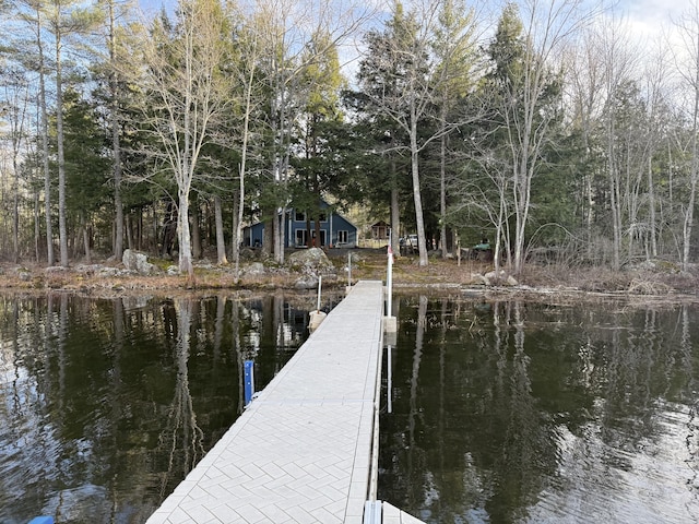 1363 Hallowell Rd, Litchfield, ME 04350 - dock area featuring a water view