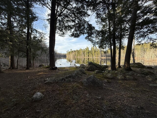 1363 Hallowell Rd, Litchfield, ME 04350 - view of woods featuring a water view