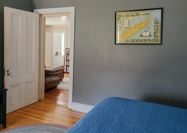 63 Fletcher St, Kennebunk, ME 04043 - bedroom with light wood-style floors and baseboards