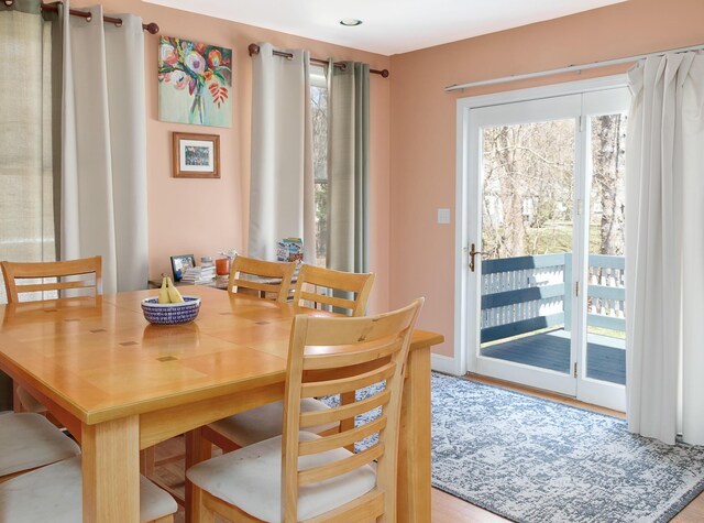 63 Fletcher St, Kennebunk, ME 04043 - dining area with healthy amount of natural light
