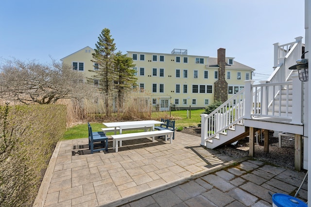 1 Harris Ln, Kennebunk, ME 04043 - view of patio / terrace featuring stairs