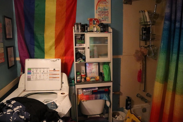 view of laundry room