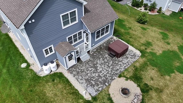 view of subject property