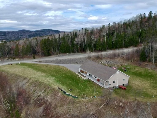 35 Carson Ln, Fort Kent, ME 04743 - drone / aerial view with a wooded view