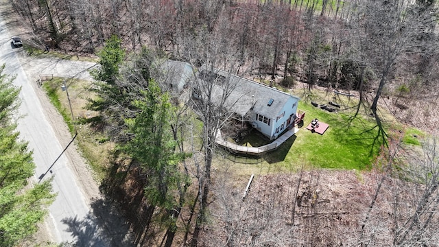 71 Reynolds Rd, Brooks, ME 04921 - view from above of property