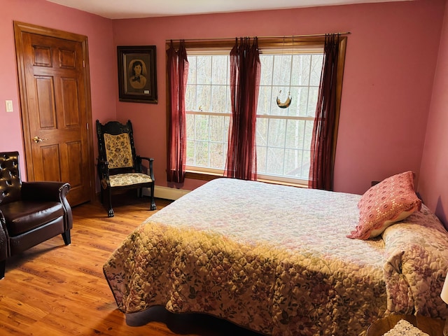71 Reynolds Rd, Brooks, ME 04921 - bedroom featuring light wood-style floors and baseboards