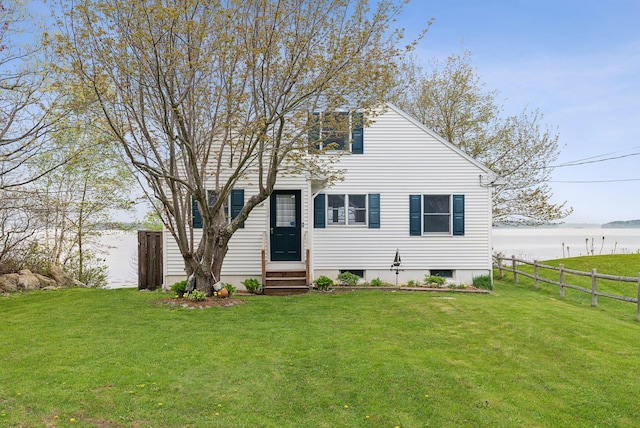114 Birchmere Ln, Harpswell, ME 04079 - view of front facade with a water view and entry steps