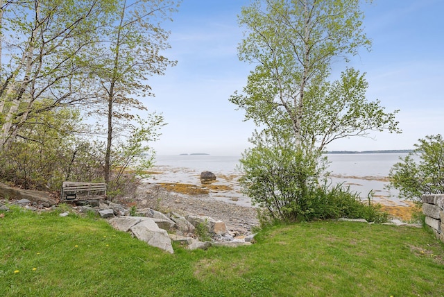 114 Birchmere Ln, Harpswell, ME 04079 - view of grassy yard with a water view