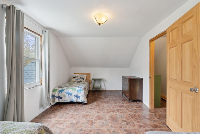 114 Birchmere Ln, Harpswell, ME 04079 - bedroom featuring vaulted ceiling