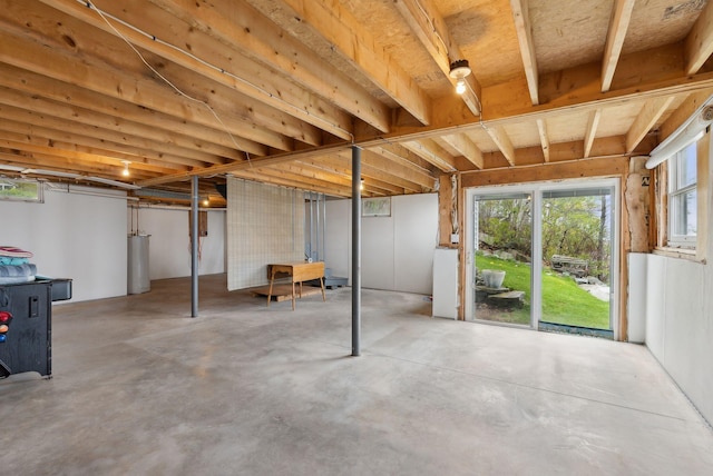 114 Birchmere Ln, Harpswell, ME 04079 - basement with gas water heater