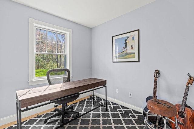 4 Geary Way, Falmouth, ME 04105 - home office with baseboards and healthy amount of natural light