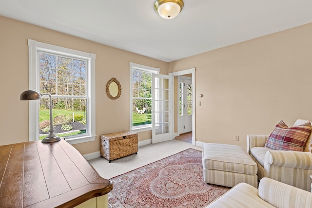 4 Geary Way, Falmouth, ME 04105 - living room with baseboards and carpet floors