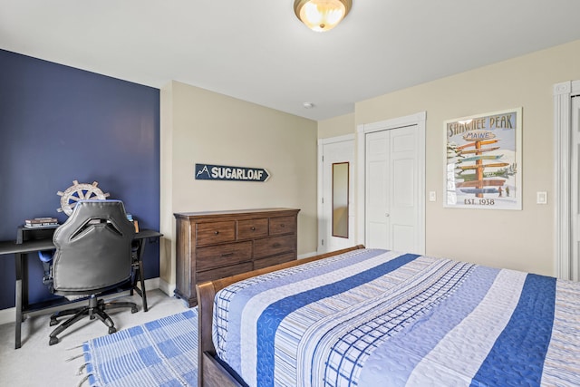 4 Geary Way, Falmouth, ME 04105 - bedroom featuring a closet and baseboards