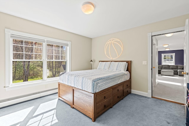 4 Geary Way, Falmouth, ME 04105 - bedroom with carpet flooring, baseboard heating, and baseboards