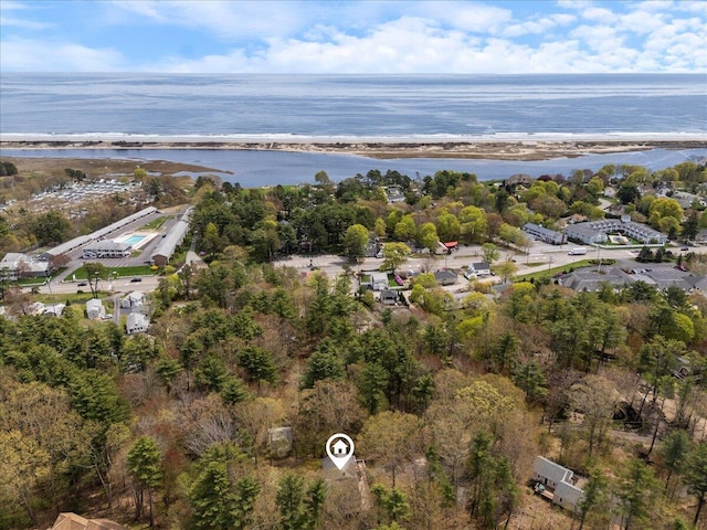 25 Sawmill Ln, Ogunquit, ME 03907 - aerial view of property and surrounding area with a nearby body of water