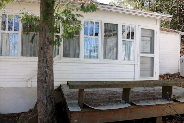 68 Salmon Rd, Madison, ME 04950 - view of side of property with a deck