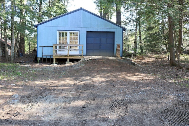 68 Salmon Rd, Madison, ME 04950 - detached garage with driveway