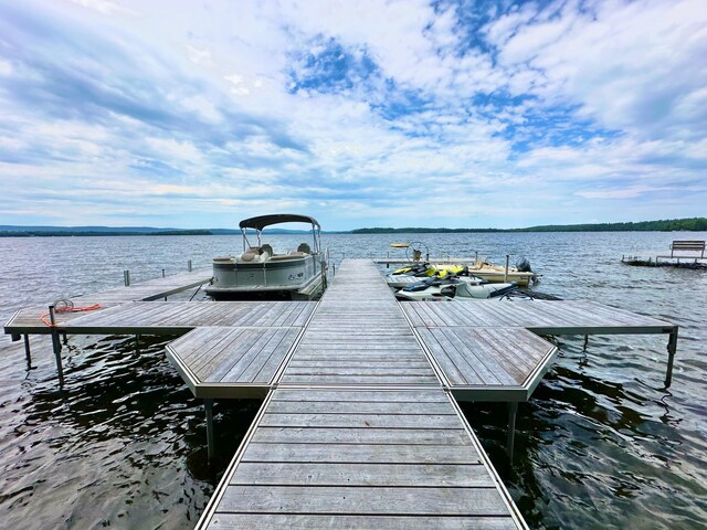 129 Loon Call Dr, Belgrade, ME 04917 - dock area with a water view
