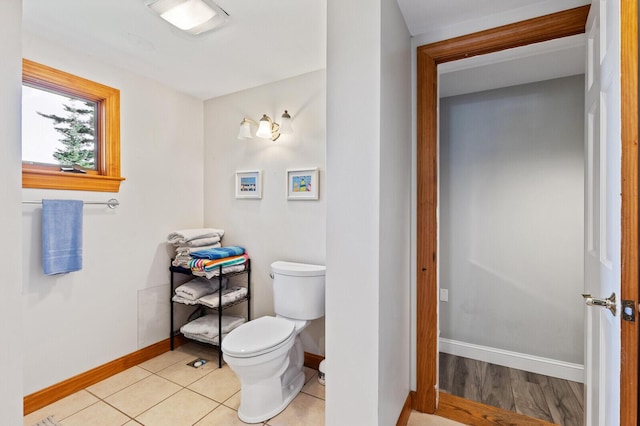 129 Loon Call Dr, Belgrade, ME 04917 - bathroom featuring toilet and baseboards