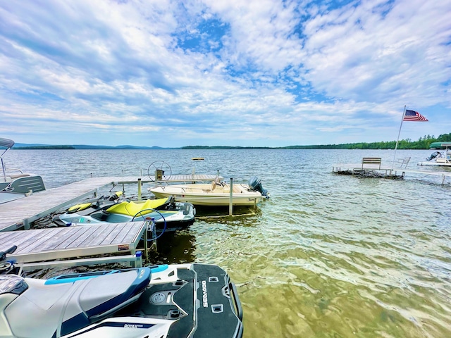 129 Loon Call Dr, Belgrade, ME 04917 - dock with a water view