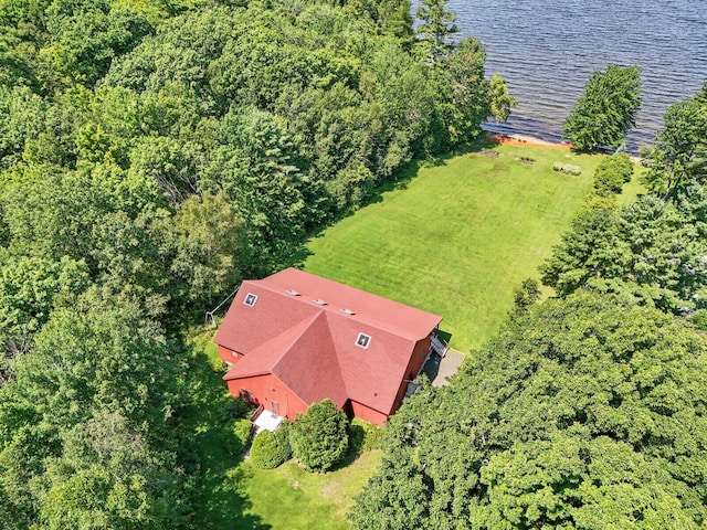 129 Loon Call Dr, Belgrade, ME 04917 - aerial view of property and surrounding area with a large body of water