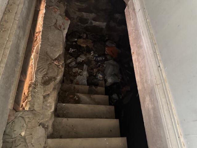 view of stairs