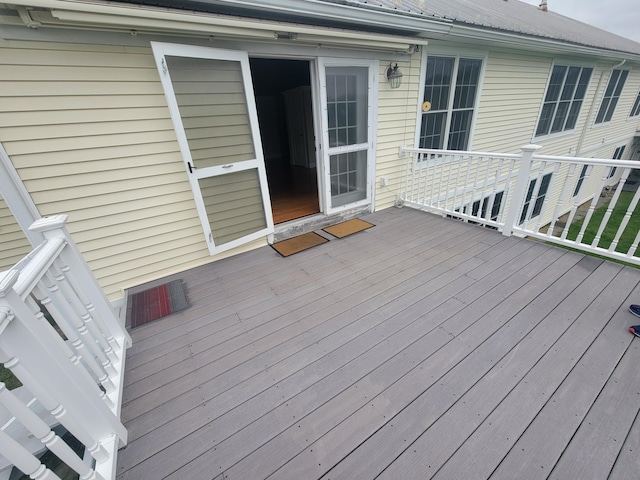 239 Pierce Rd Unit 2B, Brewer, ME 04412 - view of wooden terrace