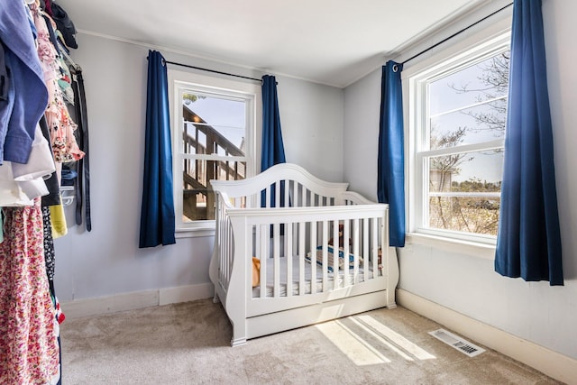 2 Airport Rd, Turner, ME 04282 - carpeted bedroom with baseboards and ornamental molding