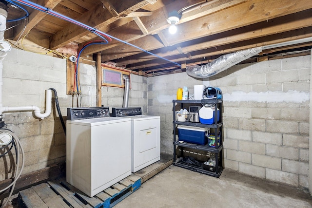 2 Airport Rd, Turner, ME 04282 - unfinished below grade area featuring washer and clothes dryer