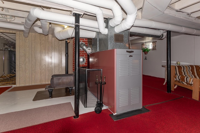 view of utility room