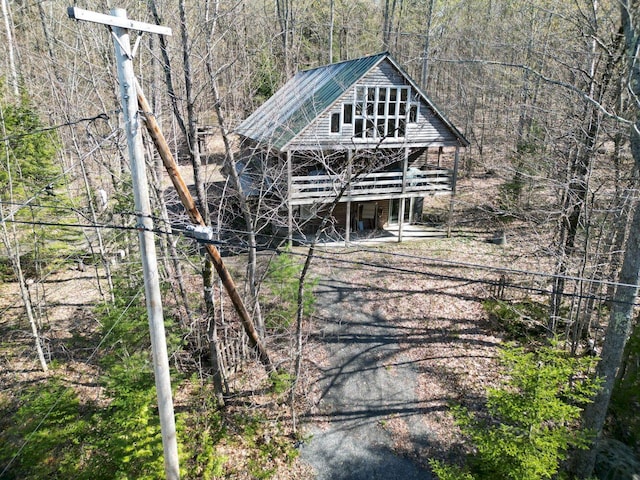 50 Widgeon Rd, Madison, ME 04950 - exterior space featuring a view of trees